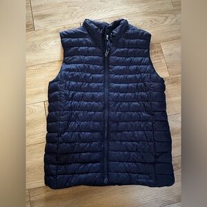 Lands End insulated vest. Kids size 14-16 XL. Dark blue.